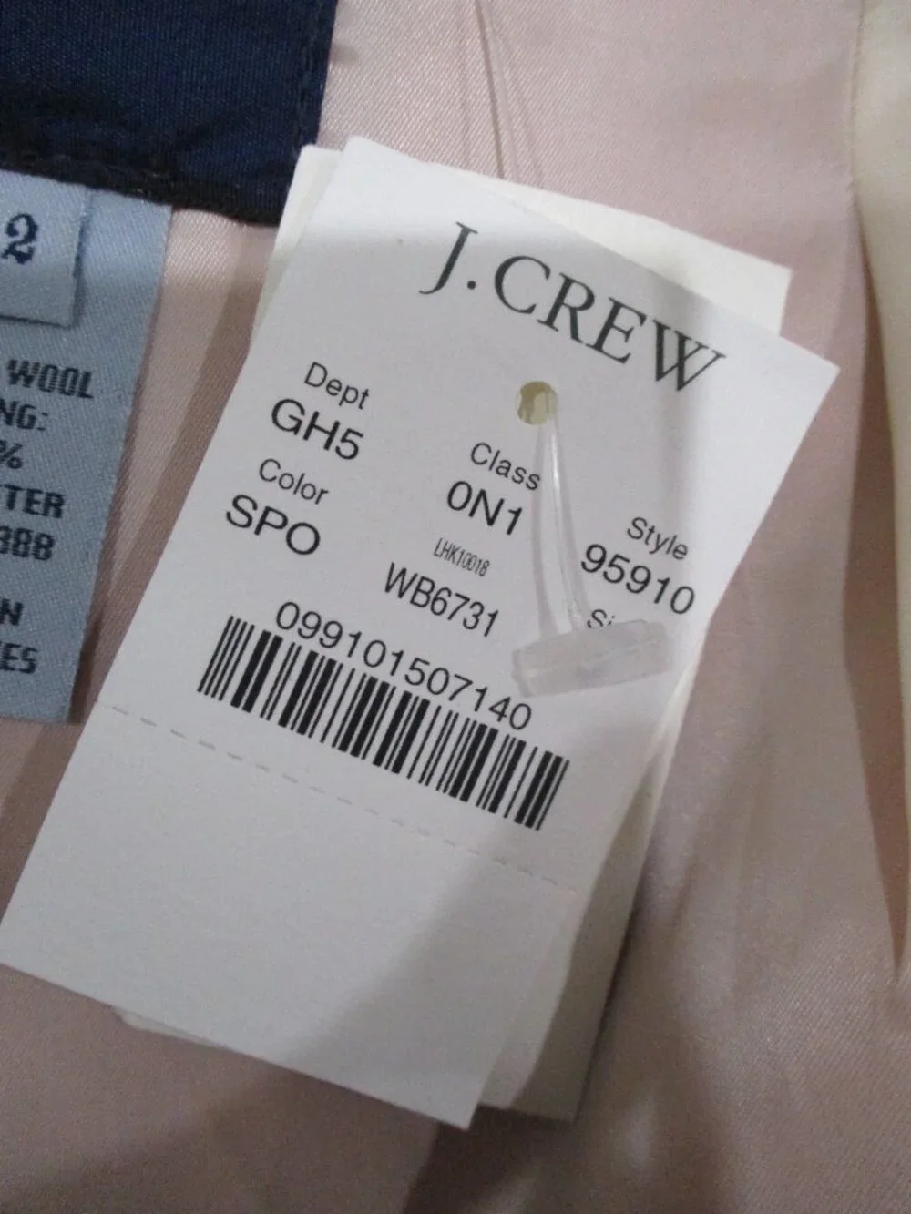 J. Crew Blue Label 100% Wool Pencil Skirt Burnt Orange